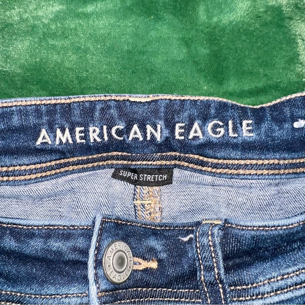 π₯ Women's AMERICAN EAGLE Denim Boot Cut Jeans - Picture 6 of 8